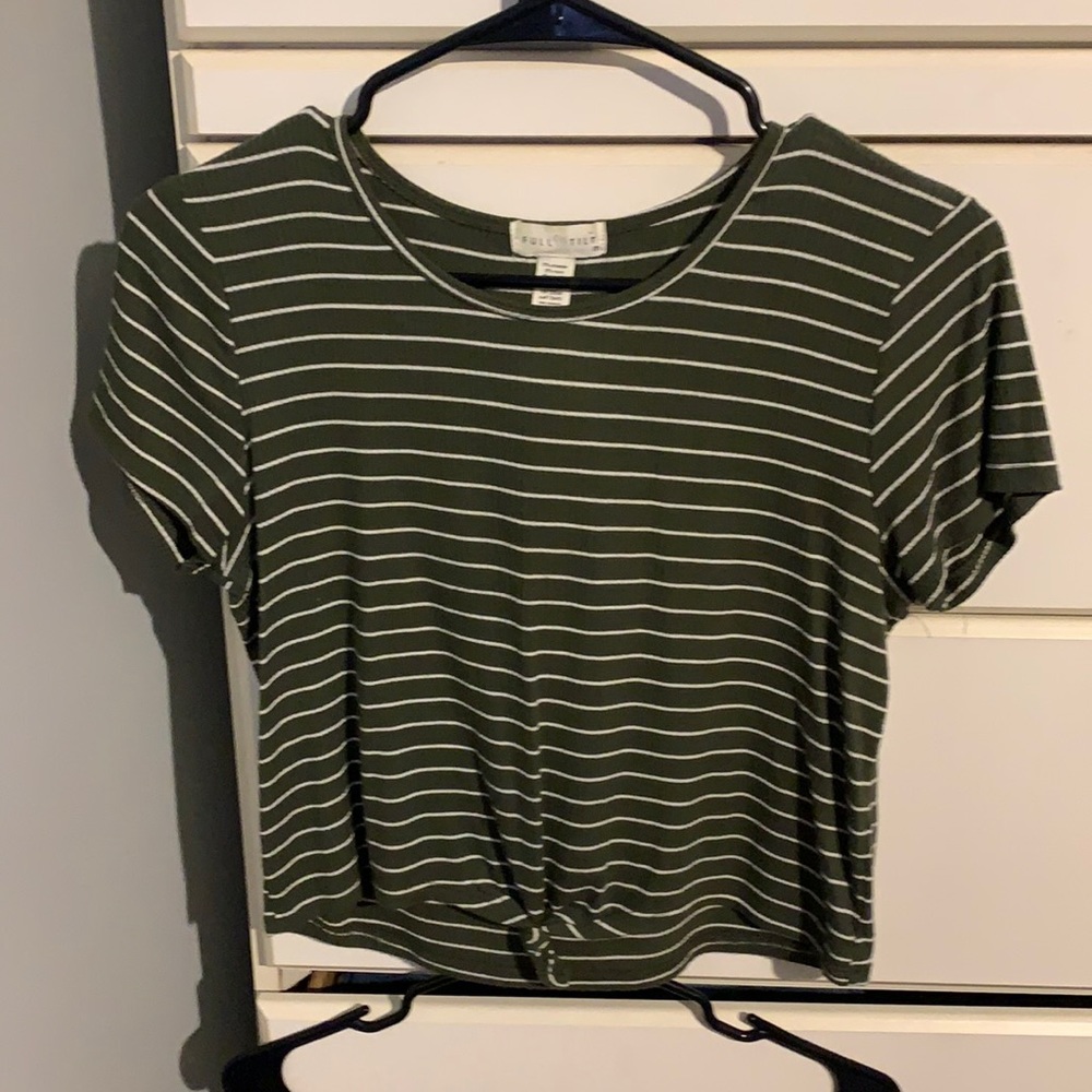 Striped Crop Top